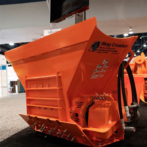 skid steer asphalt crusher|skid steer rock crusher attachment.